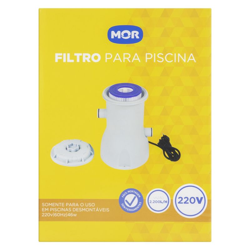 FiltroparaPiscinacomVazao2200l/hMor-71178