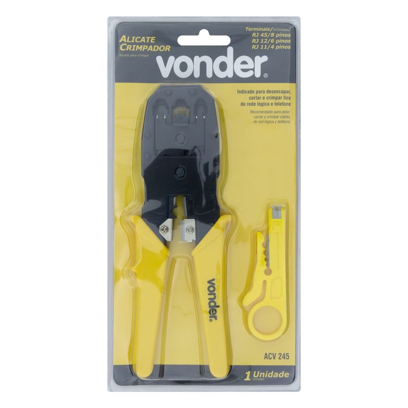 AlicateCrimpadorRJ45/12/11Vonder8``-75437