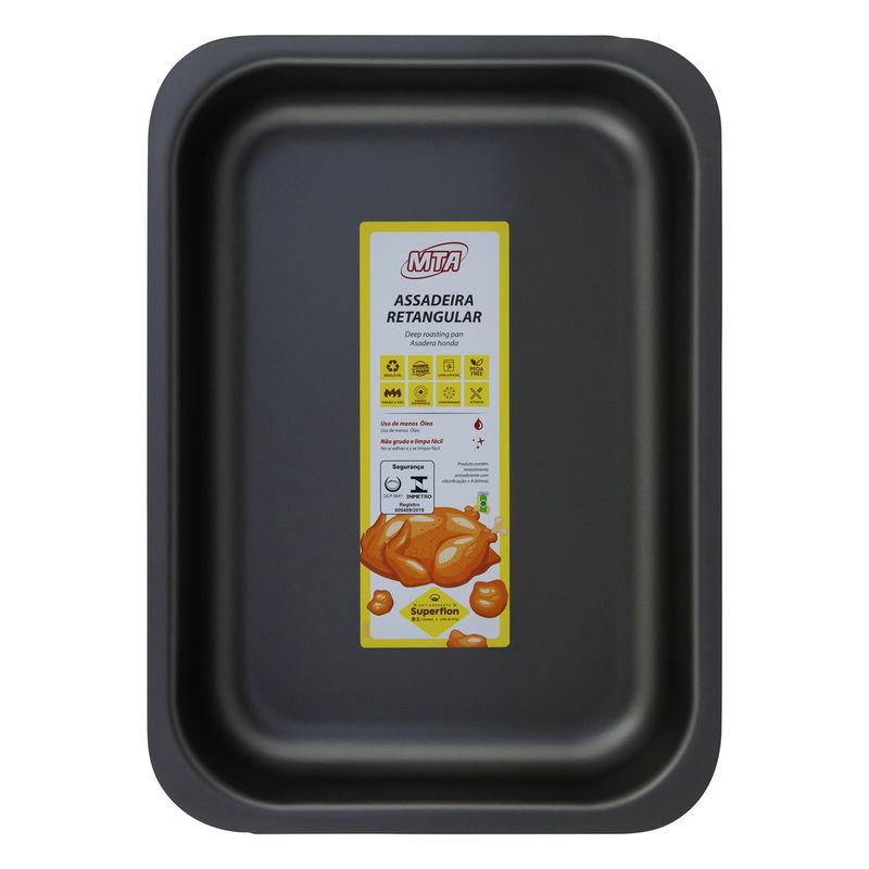 AssadeiraRetangularemAluminioAntiaderenteMtaCereja46ln3-78112