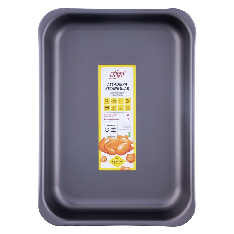 AssadeiraRetangularemAluminioAntiaderenteMtaCereja58ln4-78116