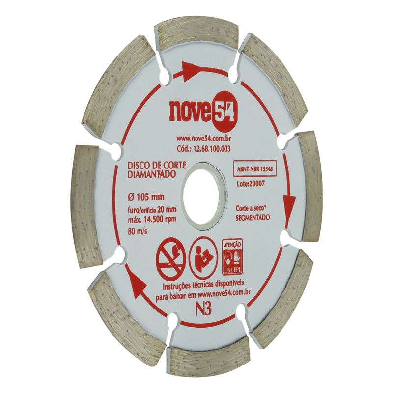 DiscodeCorteSegmentadoDiamantadoNove54105mm-78979