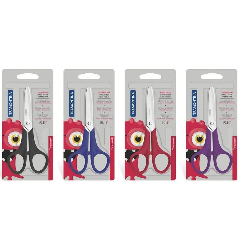 TesouraEscolarInoxSortidoTramontina5``-143773