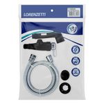 DuchaHigienica1/4deVoltaLorenzettiPretaeCromada-108027