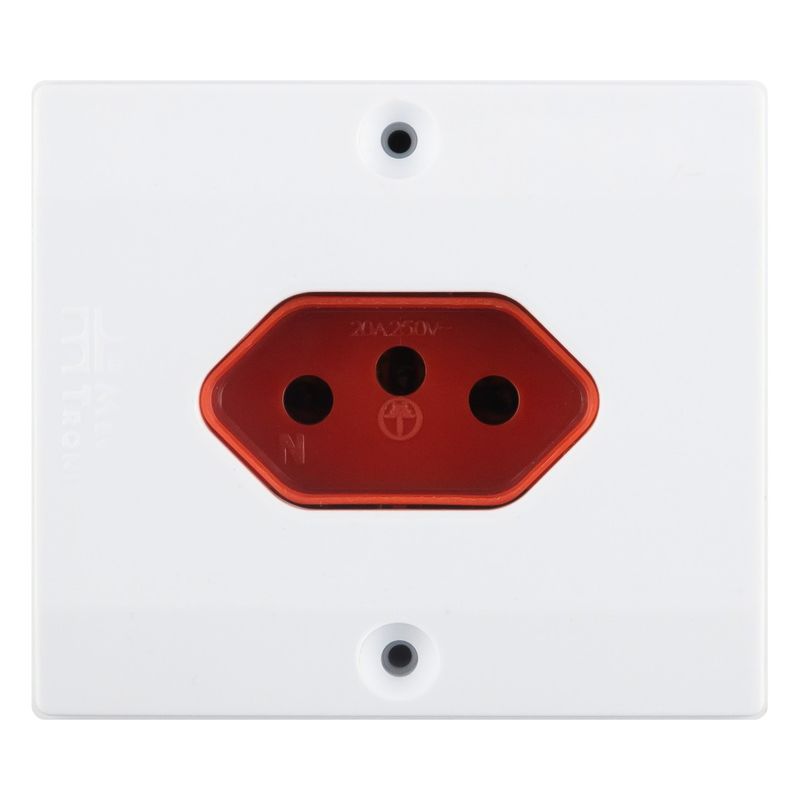 TomadaSobrepor2Pinos+TerraVermelhaMec-TronicMillenium20A-5708