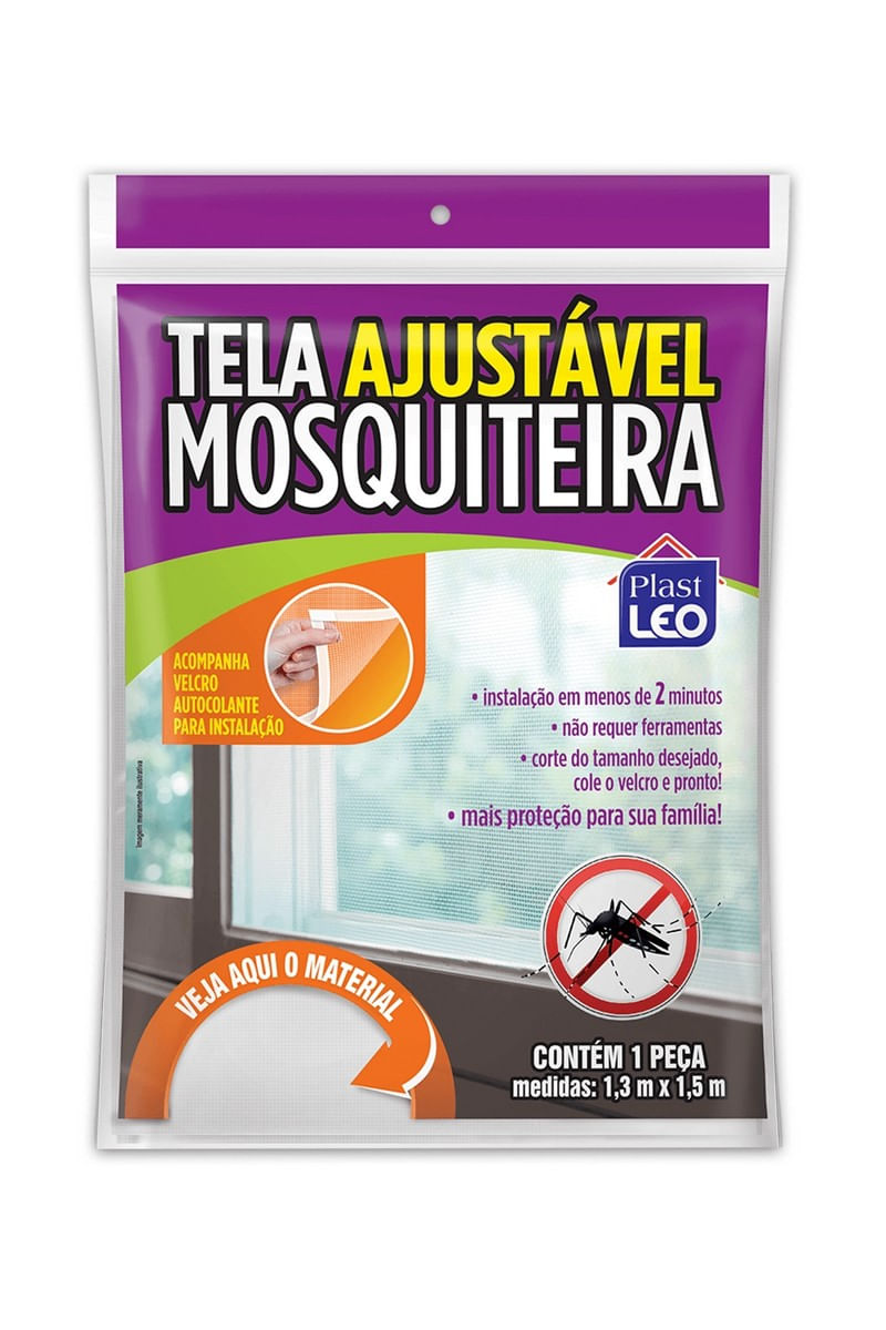 TelaAjustavelMosquiteiraPlastLeo13mx15m-110084