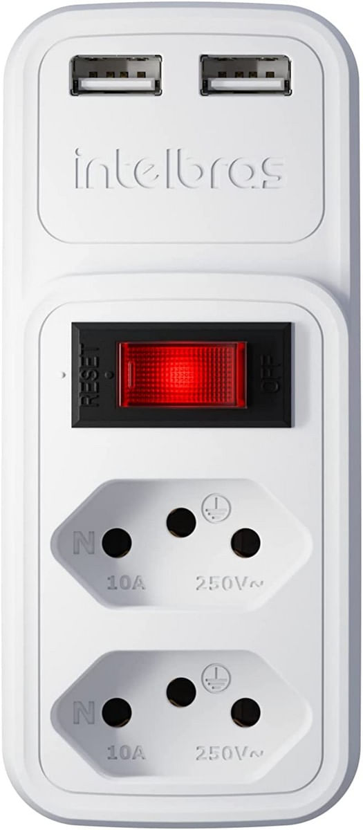 AdaptadorEletrico2Tomadas+2USBIntelbrasBranco-135909