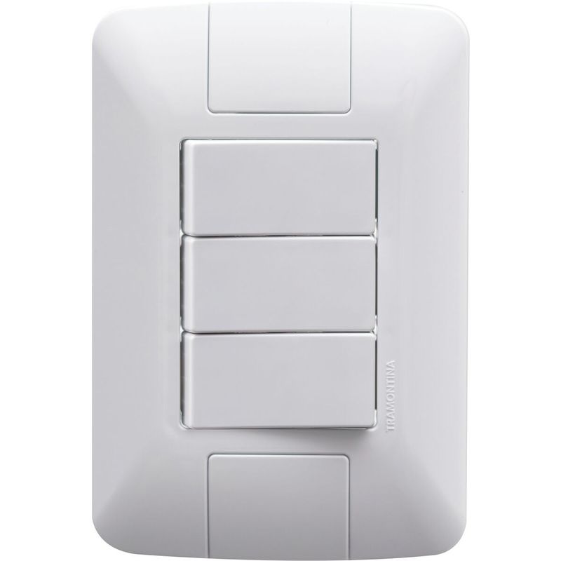 Interruptor3TeclasSimplesBrancaTramontinaAria-140197