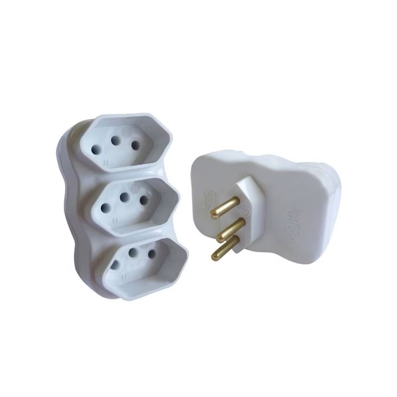 PinoMultiplicador3TomadasBrancoFc2pinos+Terra10A-146808