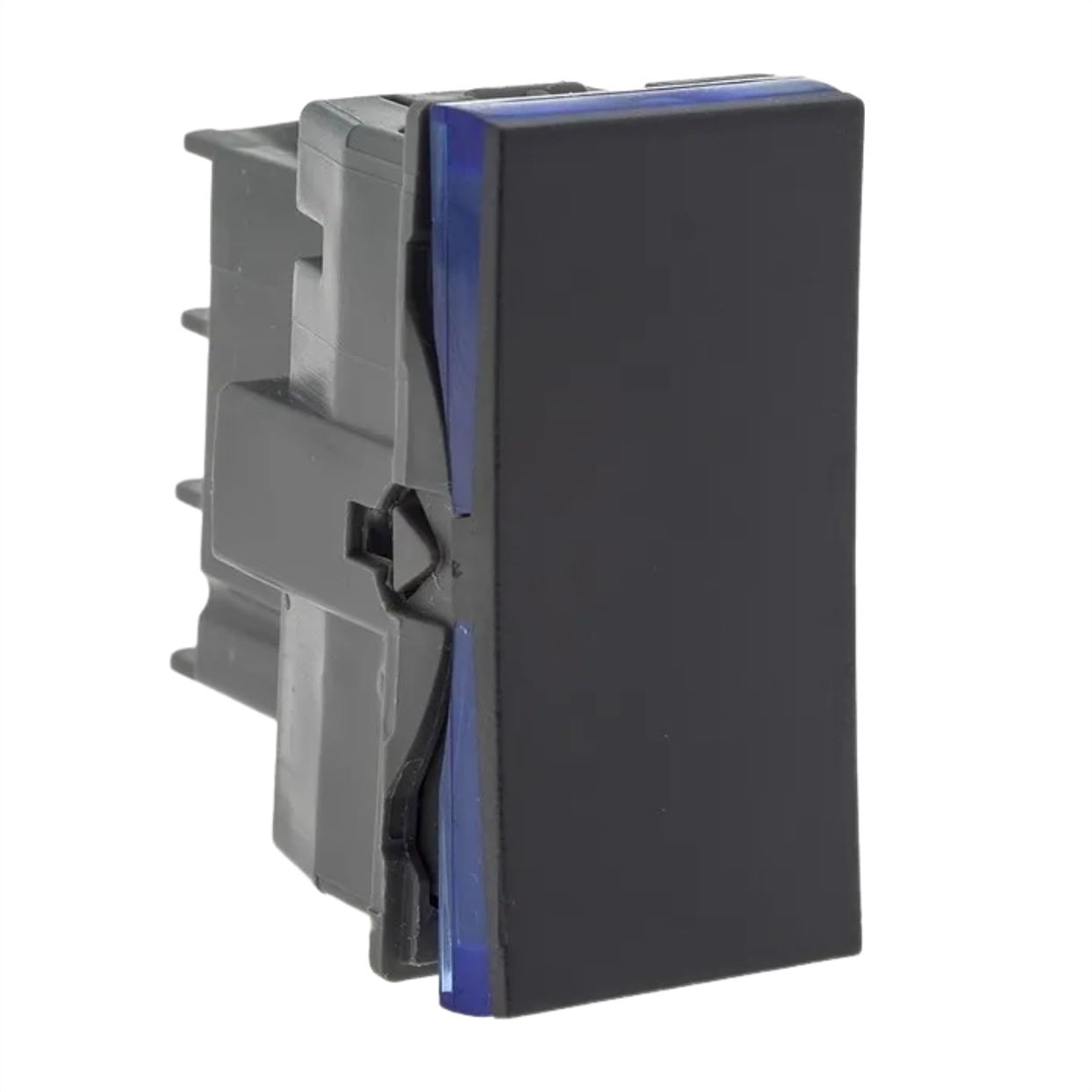 ModuloInterruptor1TeclaParaleloLegrandPialPlus+Preto-168018