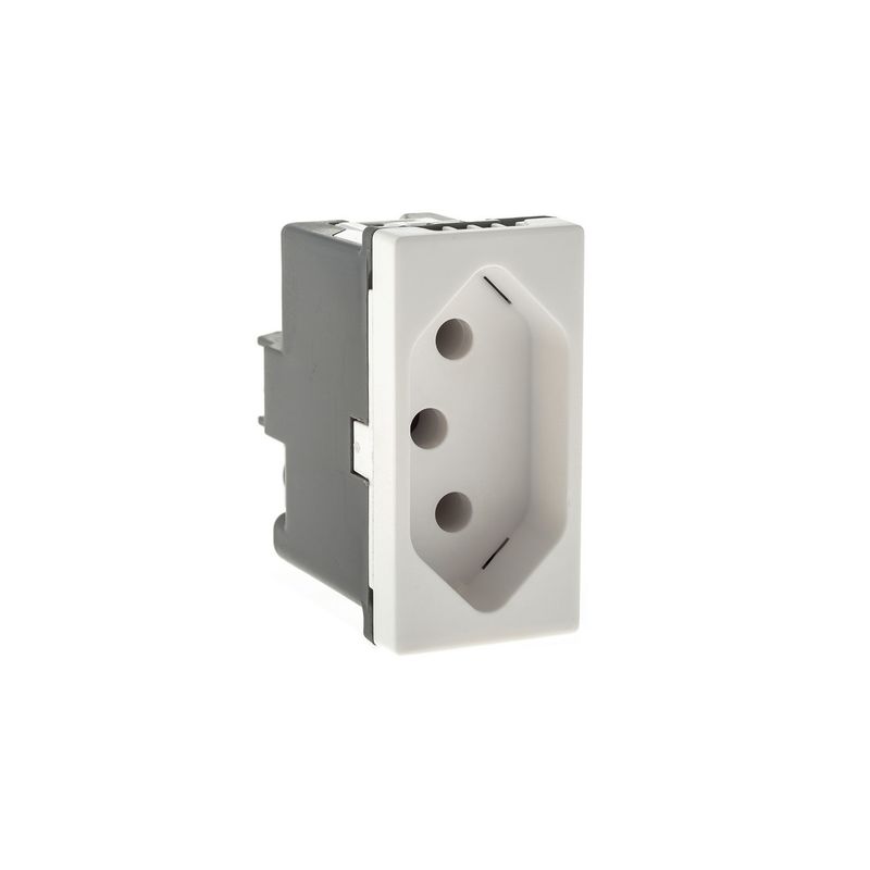 ModuloTomada2Pinos+TerraPialPlus+LegrandBranco10A-151502