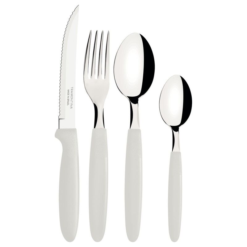 FaqueirodeInoxIpanemaBrancoTramontinacom24pecas-157630