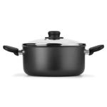 CacarolaemAluminioAntiaderenteMultifloncomFundoInoxPreta24cm-165866