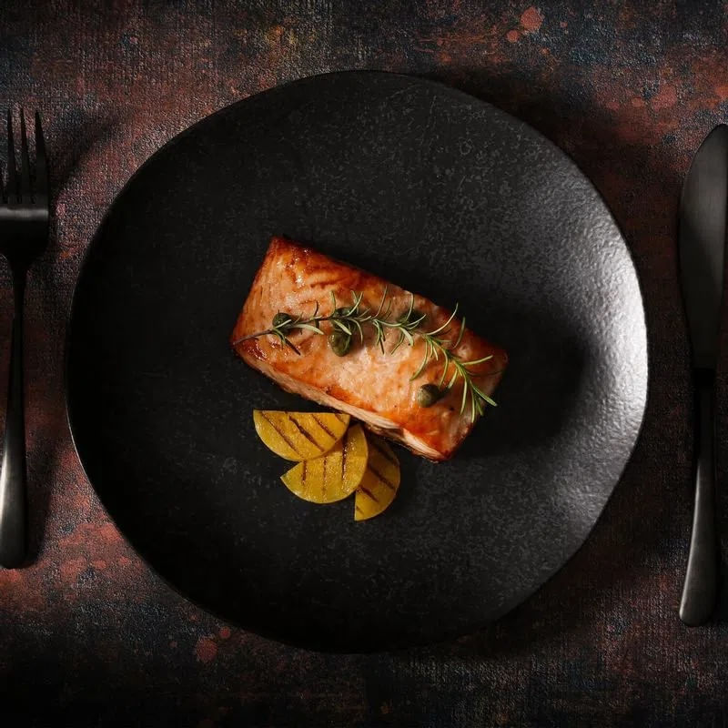 PratoFundodeCeramicaStonewareOrganicoPortoBrasilPretoMatte21cm-132928