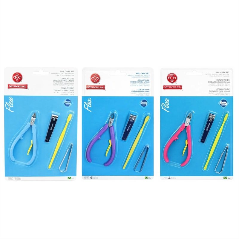 KitFlexdeManicureMundialPersonalCareSortido4pecas-168467
