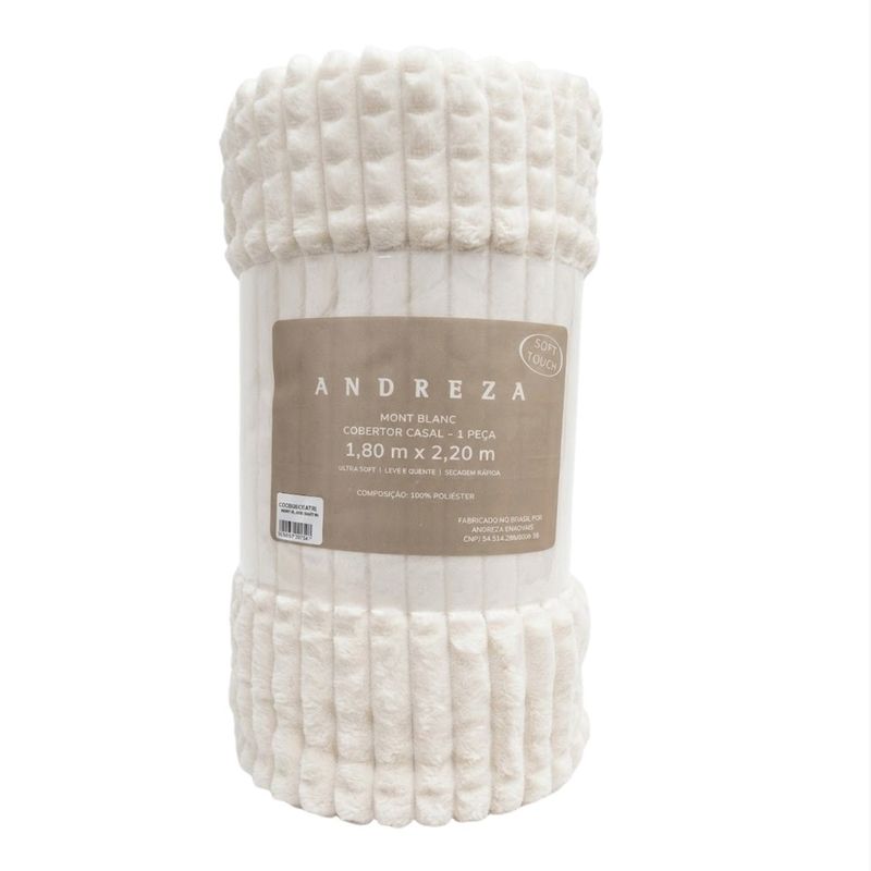 MantaCasalFlannelMontBlancAndrezaMarfim180mx220m-168489