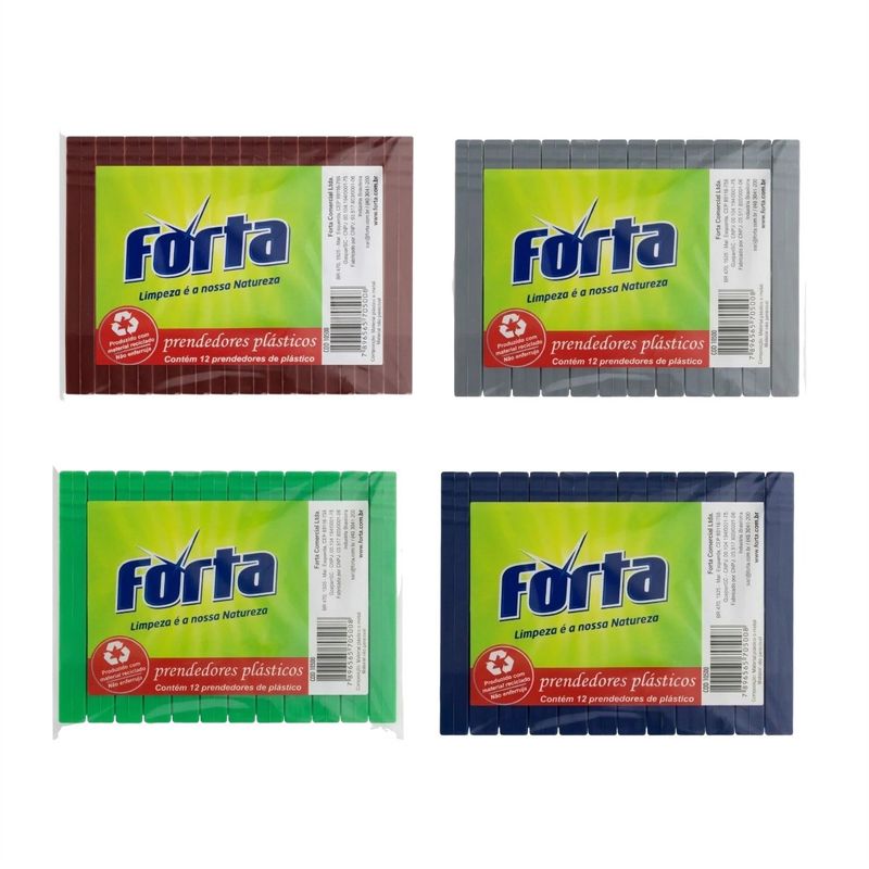 PrendedordeRoupaPlasticoVermelhoForta12unidades-168885