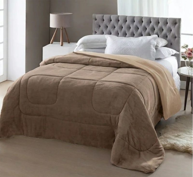 EdredomQueenFlannelAndrezaKaki220mx240m-168940