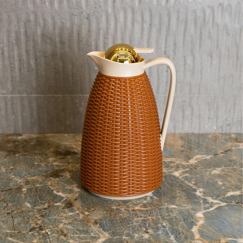 GarrafaTermicaRomaNewRattanWolffMarrom1l-156515