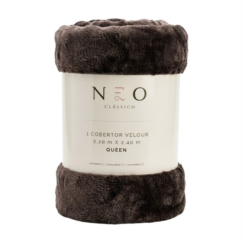 MantaQueenVelourCamesaMarrom220cmx240cmMantaQueenVelourCamesaMarrom220cmx240cm-168980