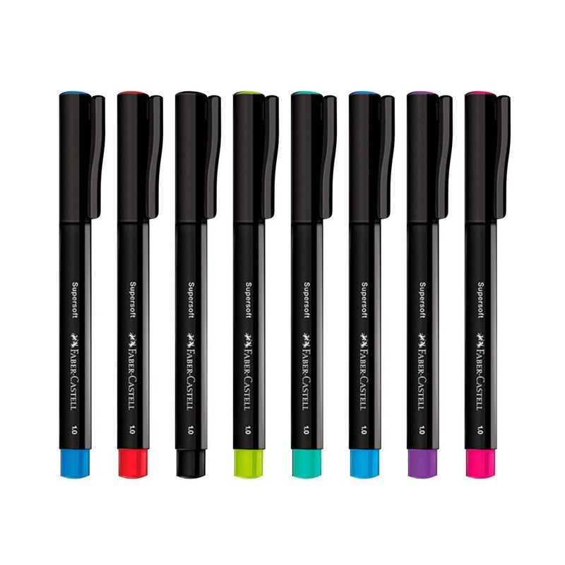 CanetaSupersoftPenSortidaFaber-Castell10mmCanetaSupersoftPenSortidoFaberCastell10mm-154480