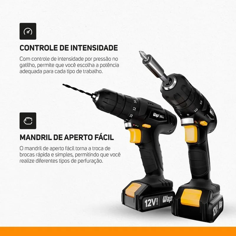 ParafusadeiraeFuradeiraBlackWap13acessorios12V-169381