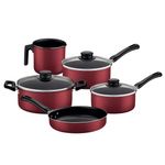 ConjuntodePanelasemAluminioAntiaderenteTramontinaCaribeVermelha5Pecas-169702