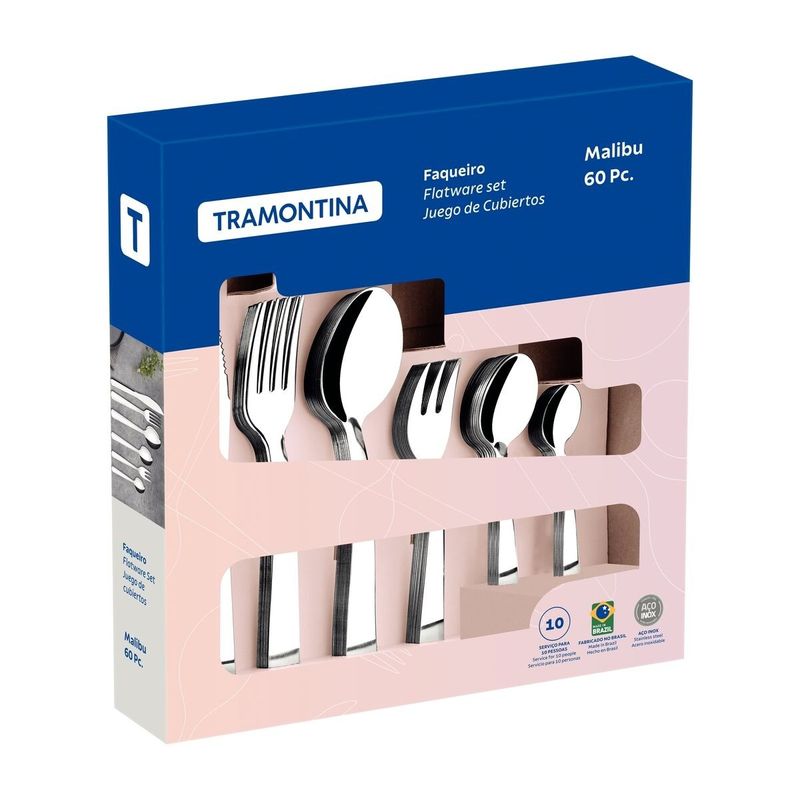 FaqueiroemInoxMalibuTramontina60Pecas-169745