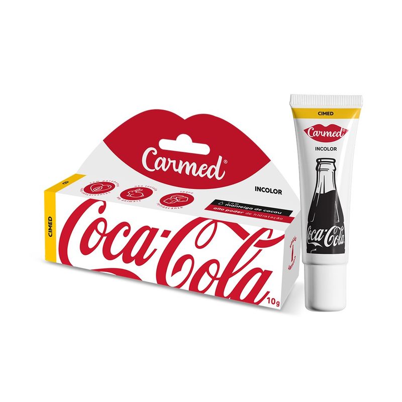 HidratanteLabialCarmedCocaColaIncolorCimed10gHidratanteLabialCarmedCoca-ColaIncolorCimed10g-171497