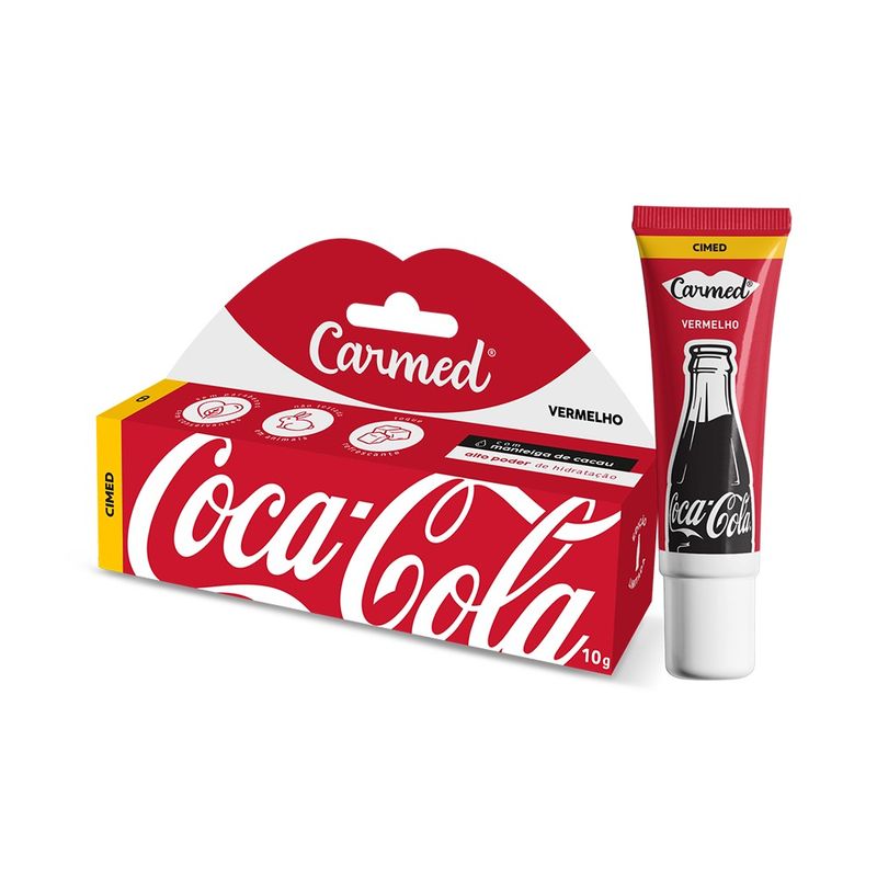 HidratanteLabialCarmedCocaColaVermelhoCimed10gHidratanteLabialCarmedCoca-ColaVermelhoCimed10g-171515