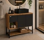 GabineteparaBanheirocomPeFabribamApolloAntiquacomPreto90cm-171896