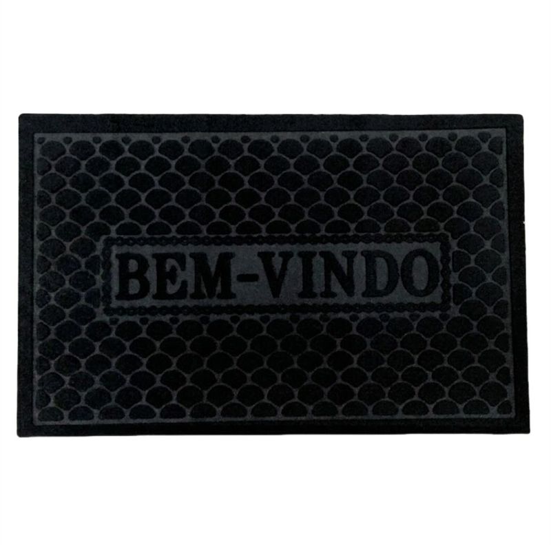 TapeteBemVindoWavePretoNewpro37cmx57cm-171904