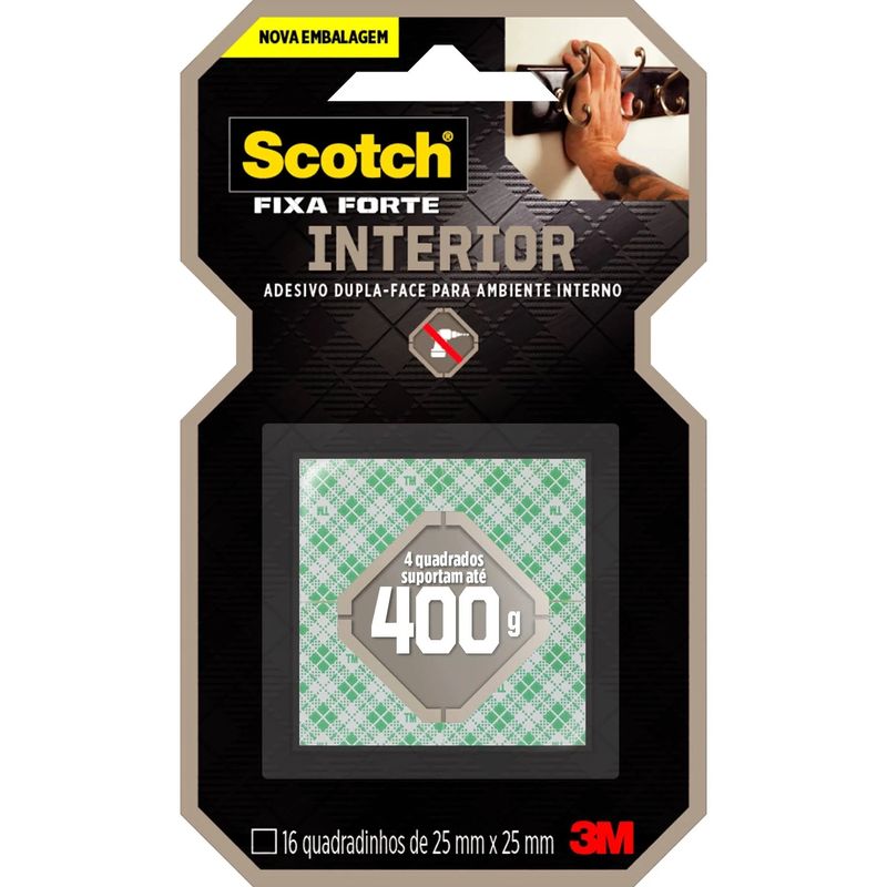FitaDuplaFacedeEspumaQuadrada3MScotchFixaForte16unidades25mmx25mm-172130
