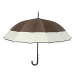 Guarda-ChuvaAutomaticoNewproMarromeBranco112cm-172593