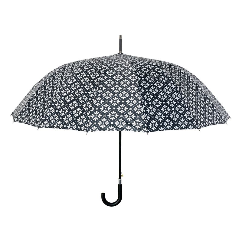Guarda-ChuvaAutomaticoNewproPretoeBranco112cm-172626