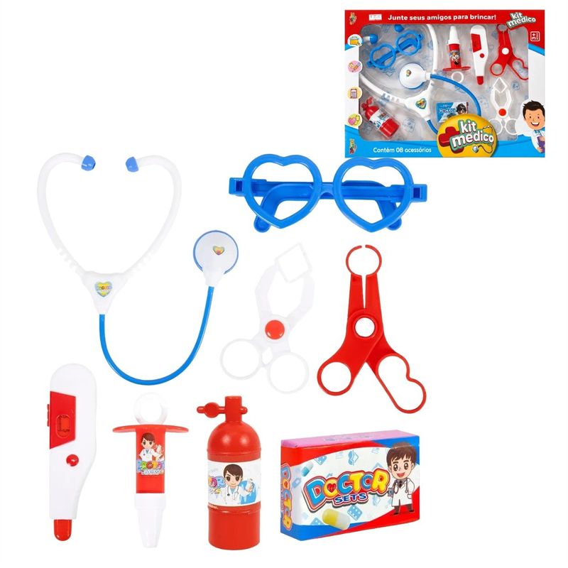 KitMedicoAzulArtBrinkcom8Pecas-173198