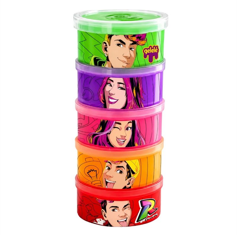 KitSlimeGeleleTorredosRosaDoceBrinquedocom5Pecas-173385
