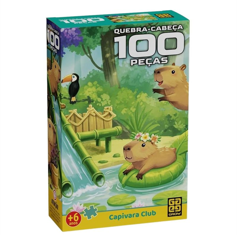 Quebra-CabecaCapivaraGrowcom100Pecas-173536