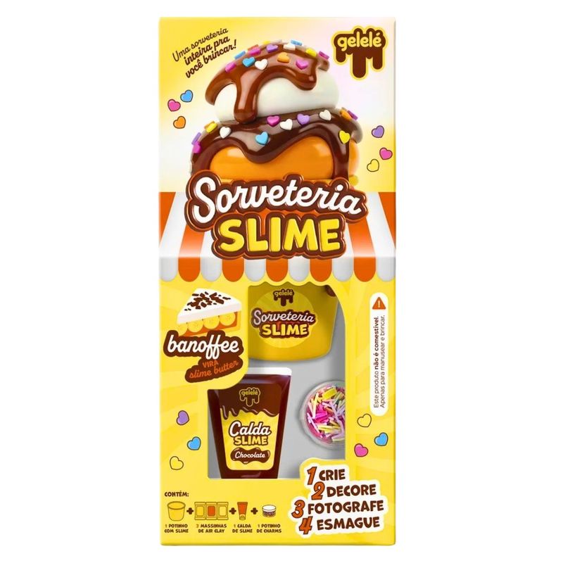 SlimeGeleleSorveteriaBanoffeeDoceBrinquedocom8Pecas-173517