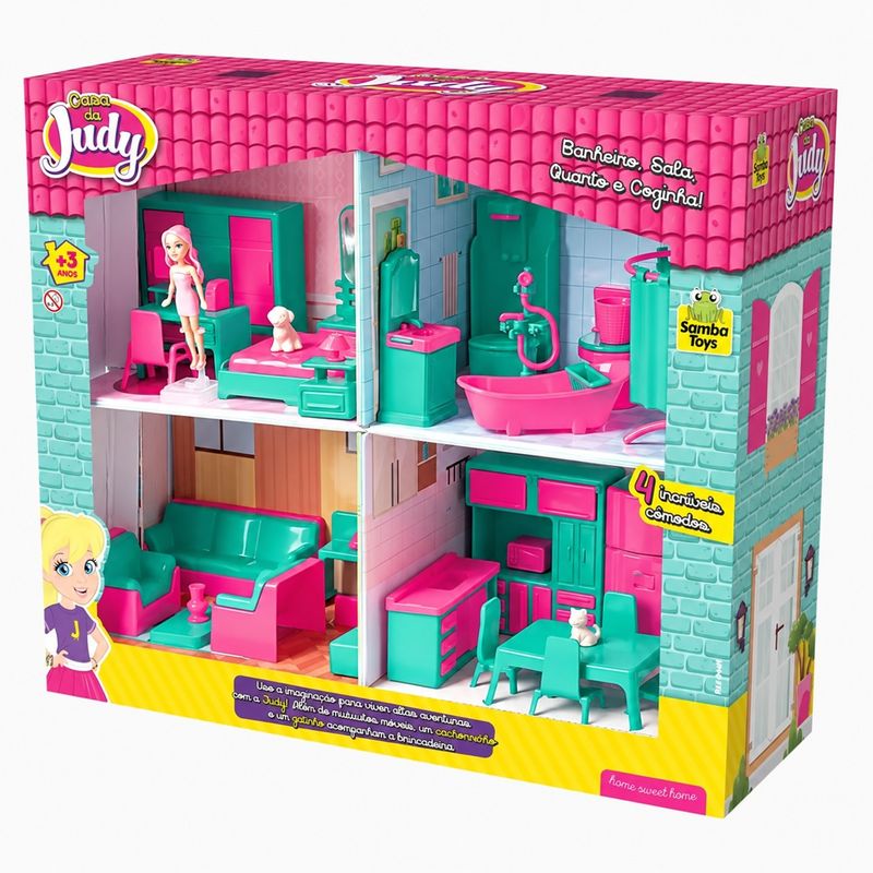 PlaysetCasadaJudycomAcessoriosSambatoys-173562