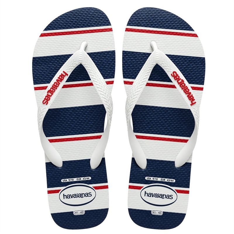 SandaliaTopNauticalBrancaeAzulHavaianas39/40-173769