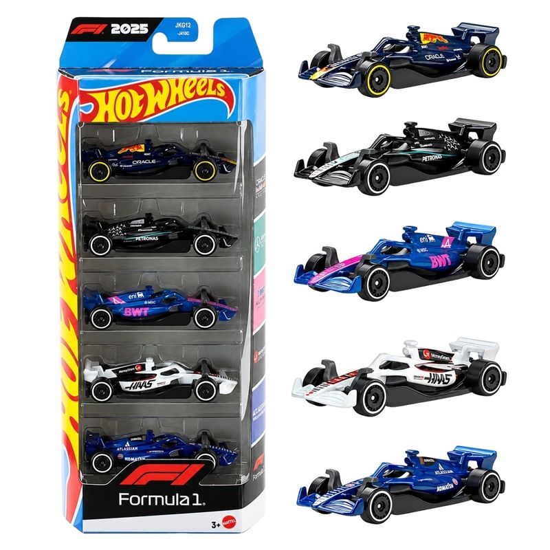 CarroHotWheelsFormula1MattelSortidocom5Pecas-173719