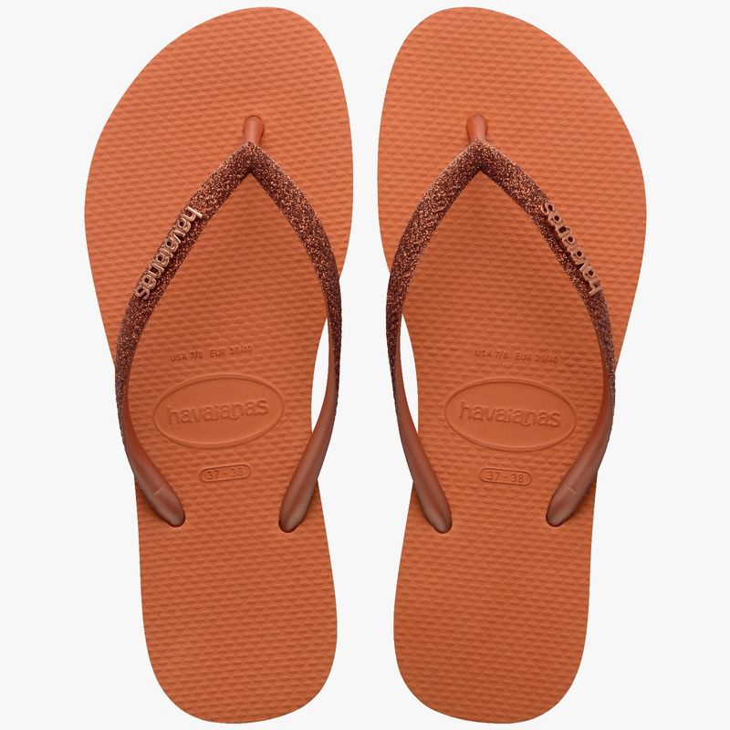 SandaliaSlimGlitterLaranjaHavaianas35/36-174021