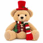 EnfeitedeUrsoWinterMarromPowner32cm-174840