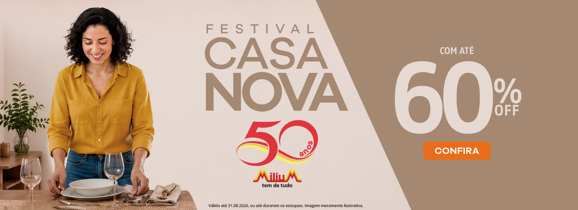 Casa Nova com até 60% OFF